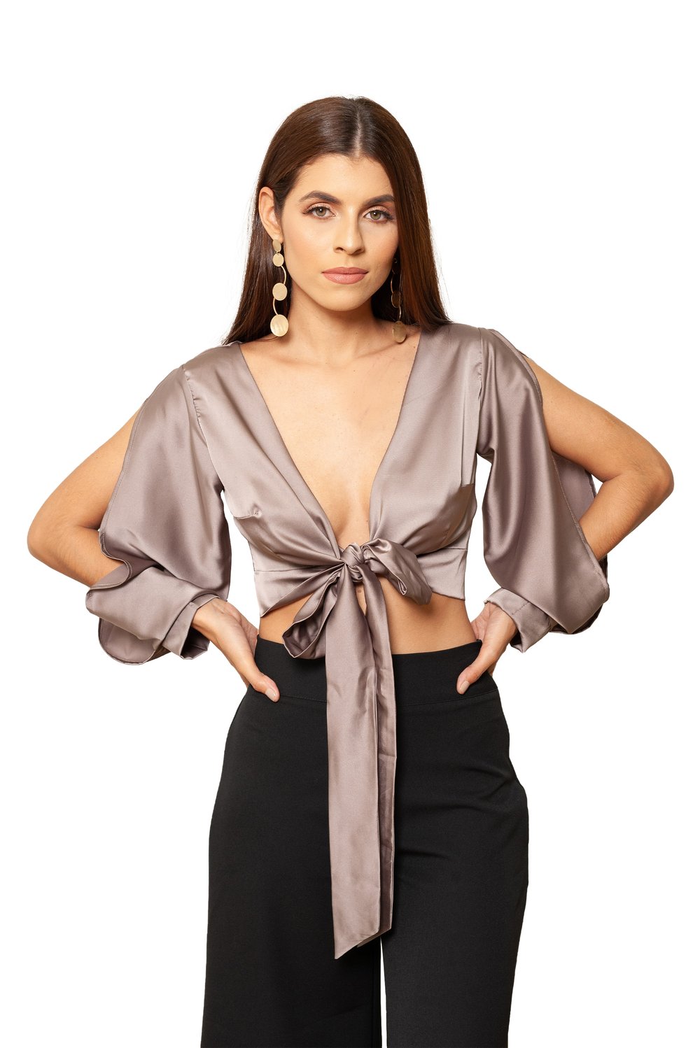 Jazmin Crop Top - Ocre