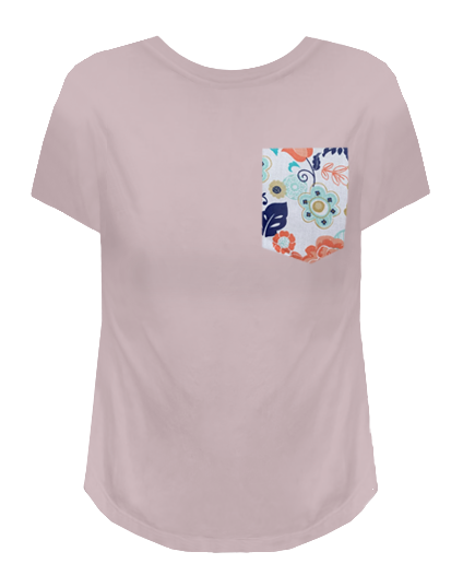 Camiseta Flower Power - Rosa