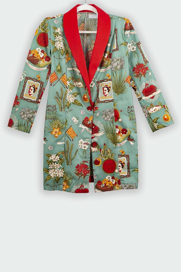 Estampado Frida verde