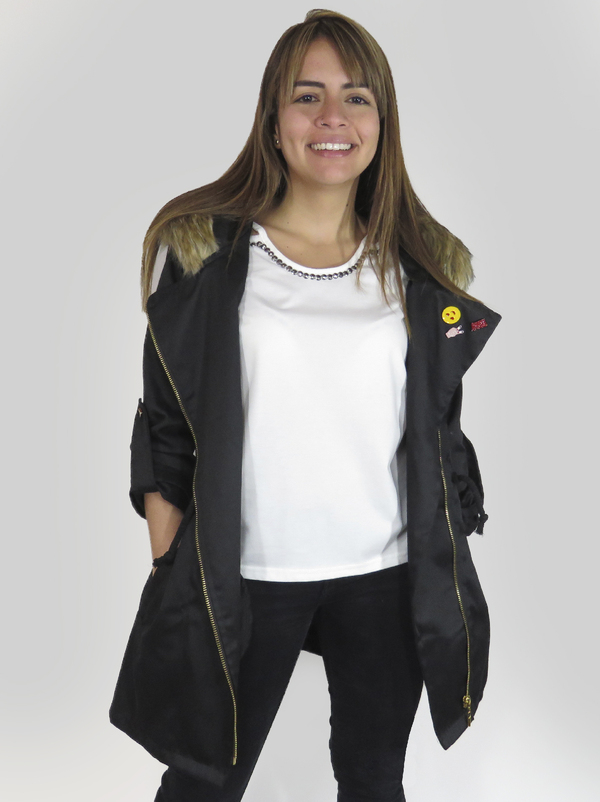 Parka negra