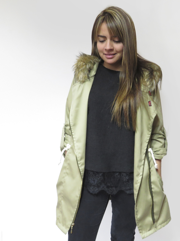 Parka verde
