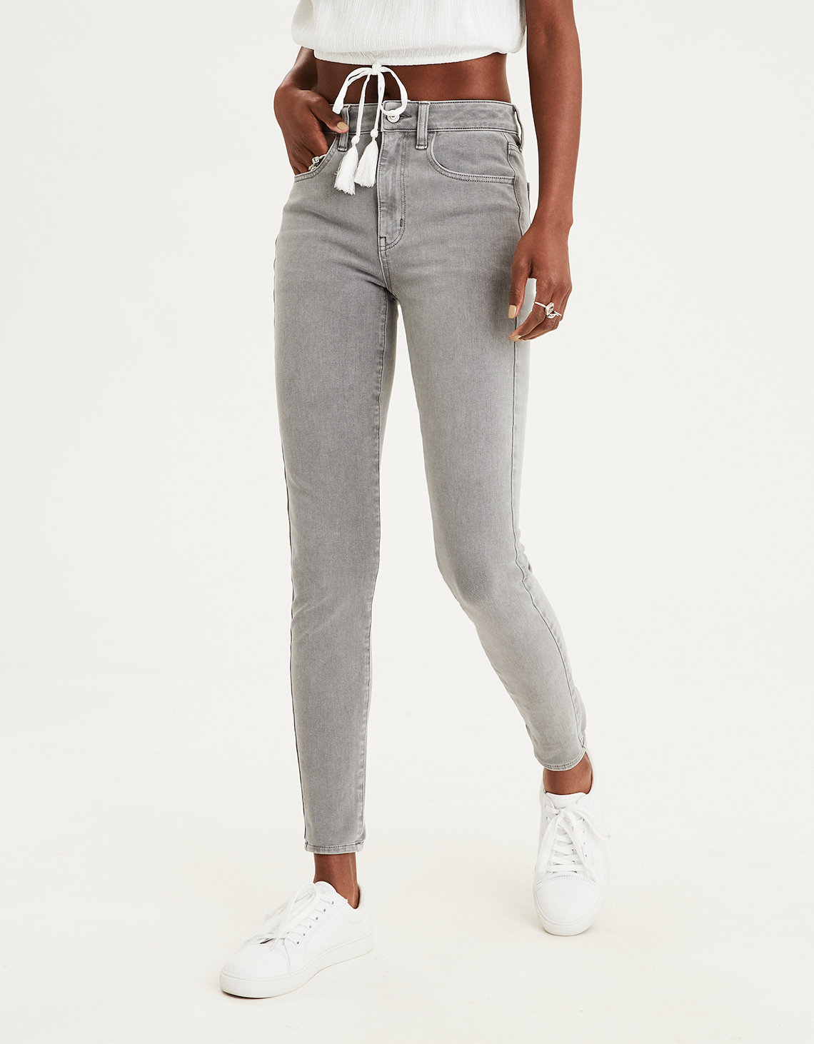 Ne(X)T Level 360 Super High-Waisted Jegging - Gray