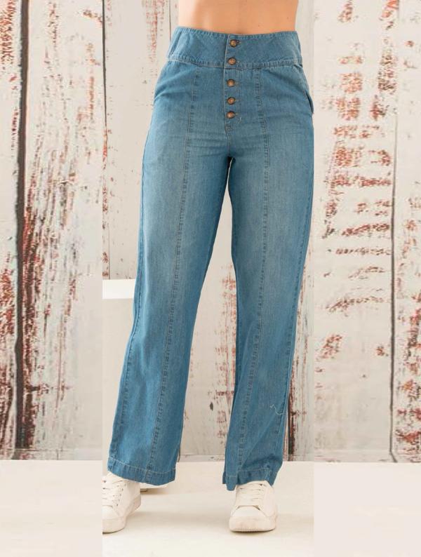 Pantalón Olmo - Azul medio