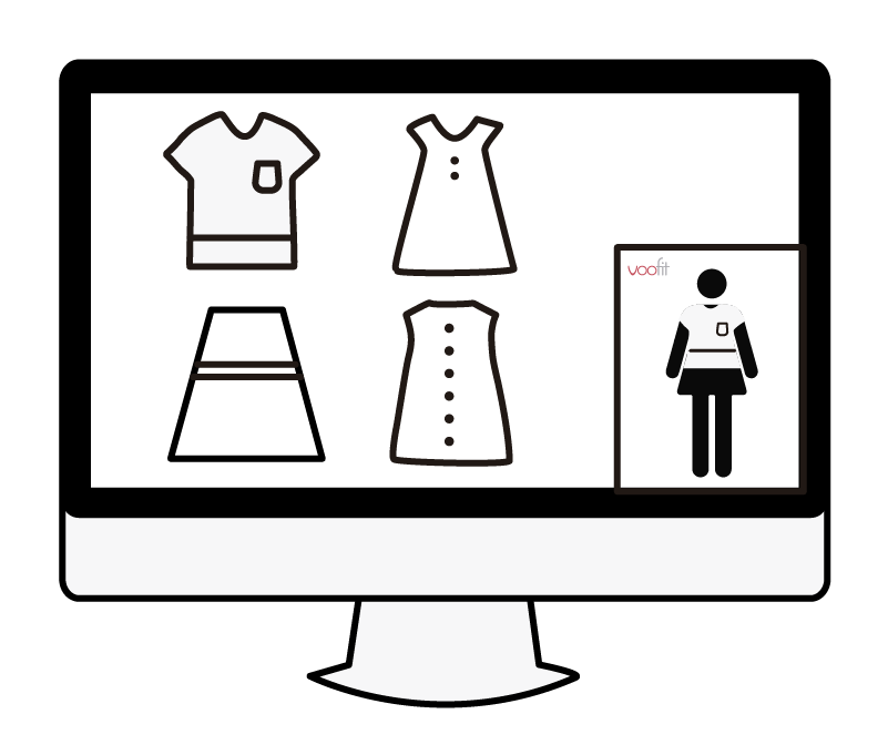 Garments on your website will be ready to try them on.